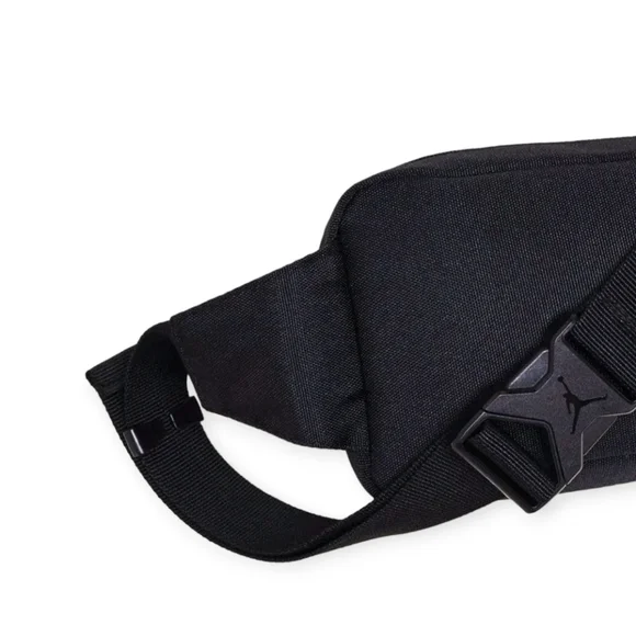 RARE Nike Jordan Waist Bag Fanny Pack Belt Festival Pack Pouch Crossbody Black - Picture 4 of 5